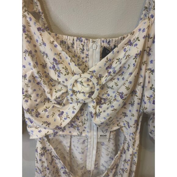 MINK PINK Hailey Midi Floral Dress NWT Size XL - Picture 6 of 8